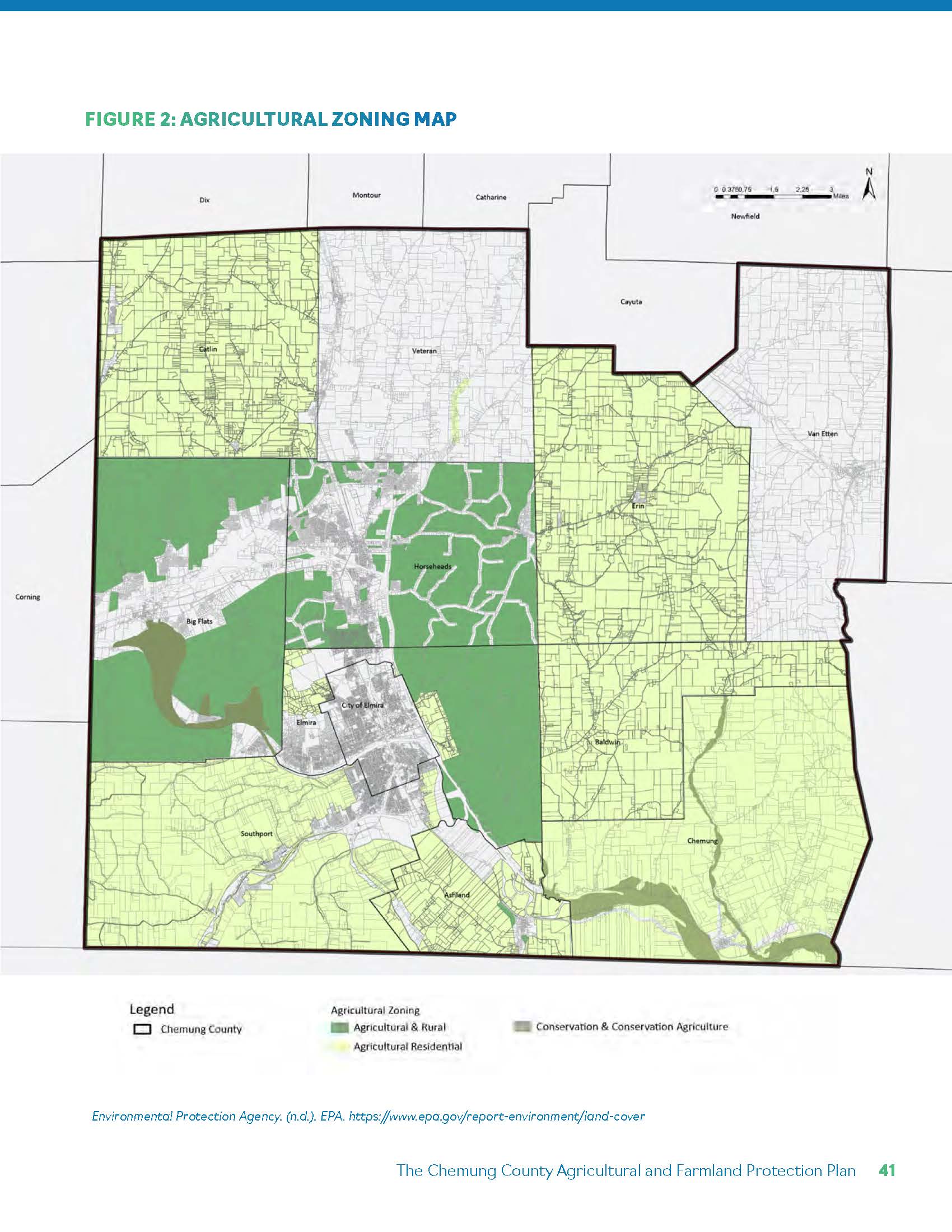 Agricultural zoning map