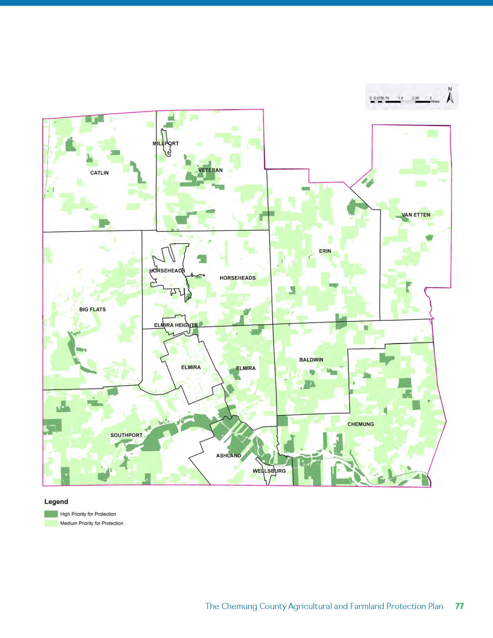 Countywide farmland prioritization map